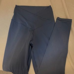 new blue aerie crossover leggings